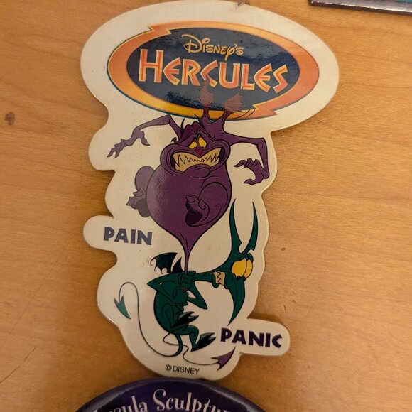 WDCC Rare Seven Walt Disney Collectable Pin Backs Vintage - Picture 8 of 10